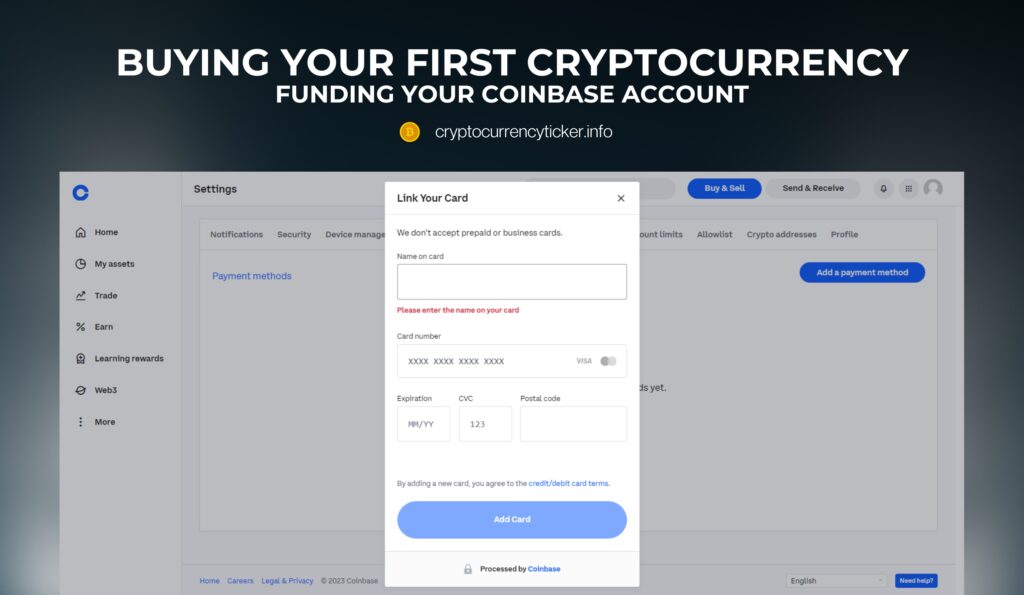 Funding Your Coinbase Account